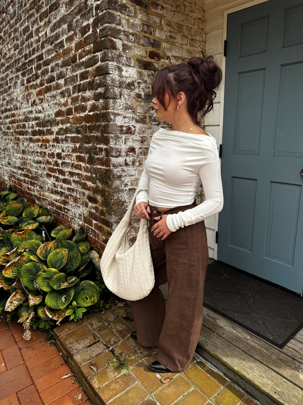 White Off The Shoulder Top