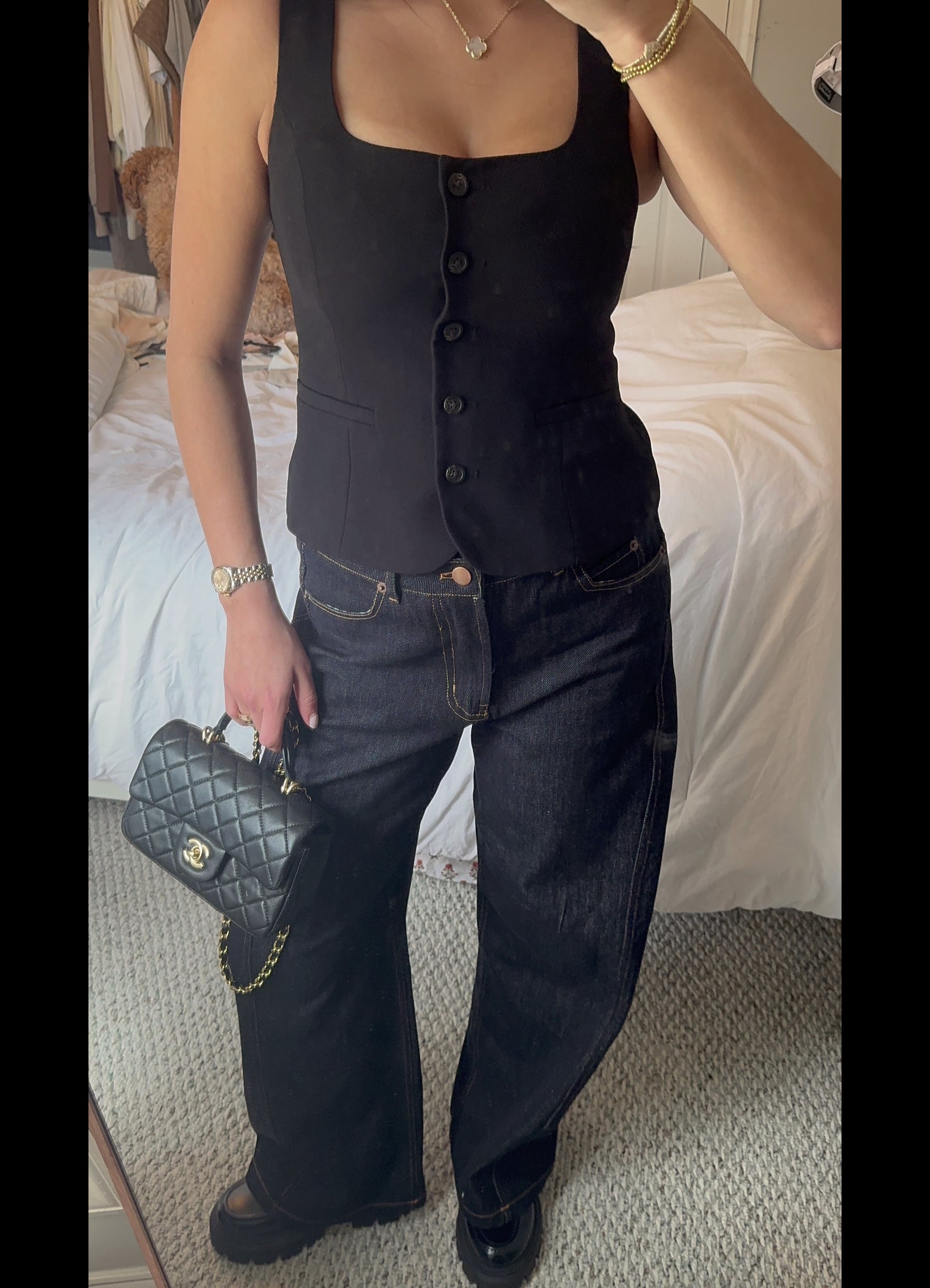 Dark Indigo Denim Jean