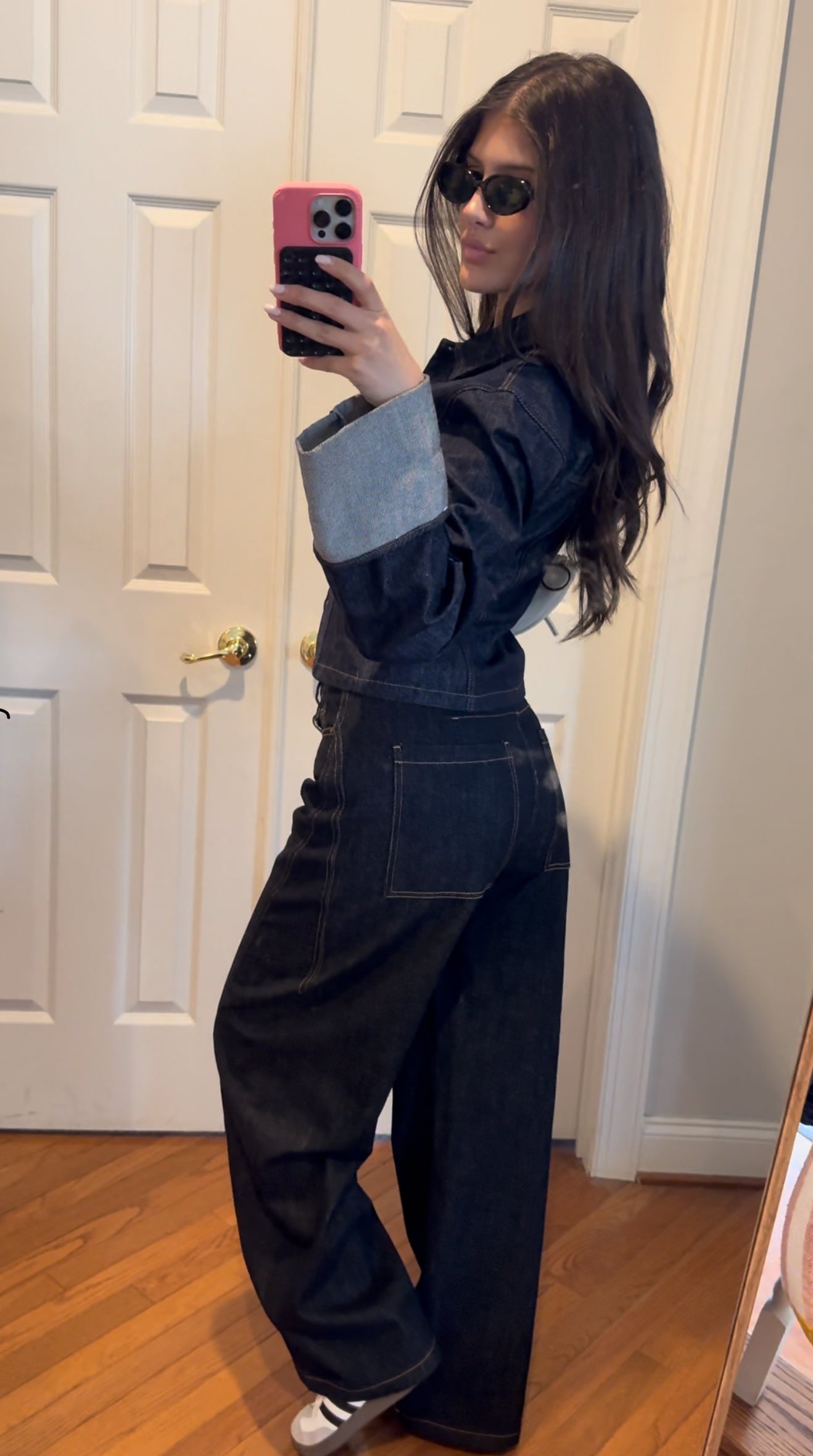 Dark Indigo Denim Top