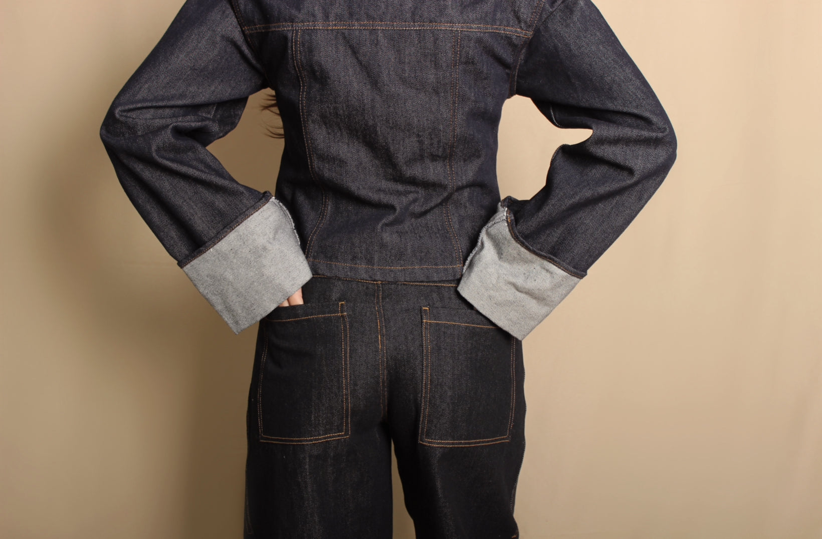 Dark Indigo Denim Top