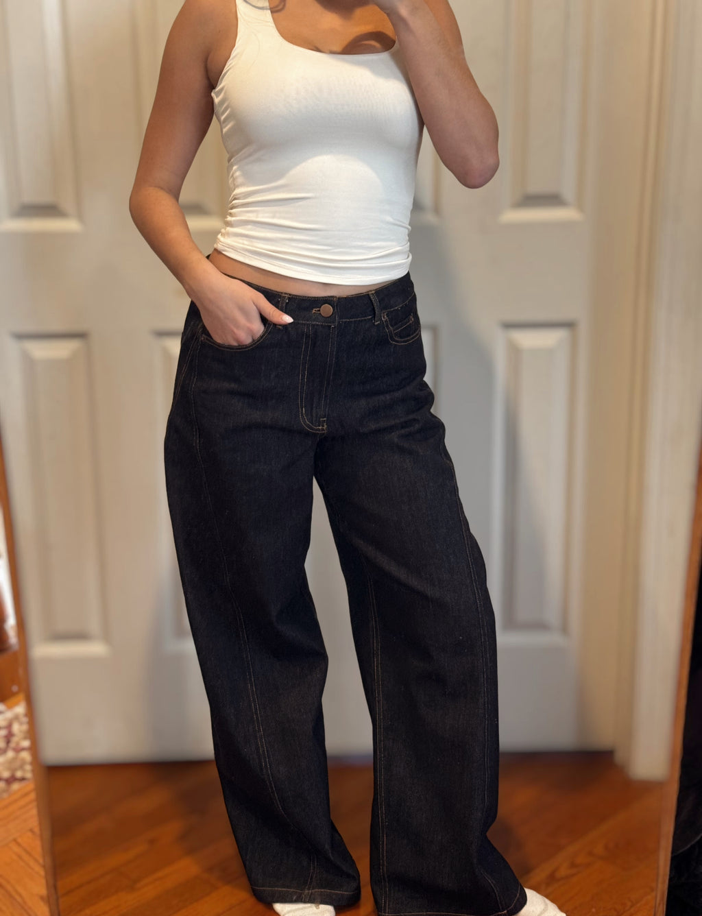 Dark Indigo Denim Jean