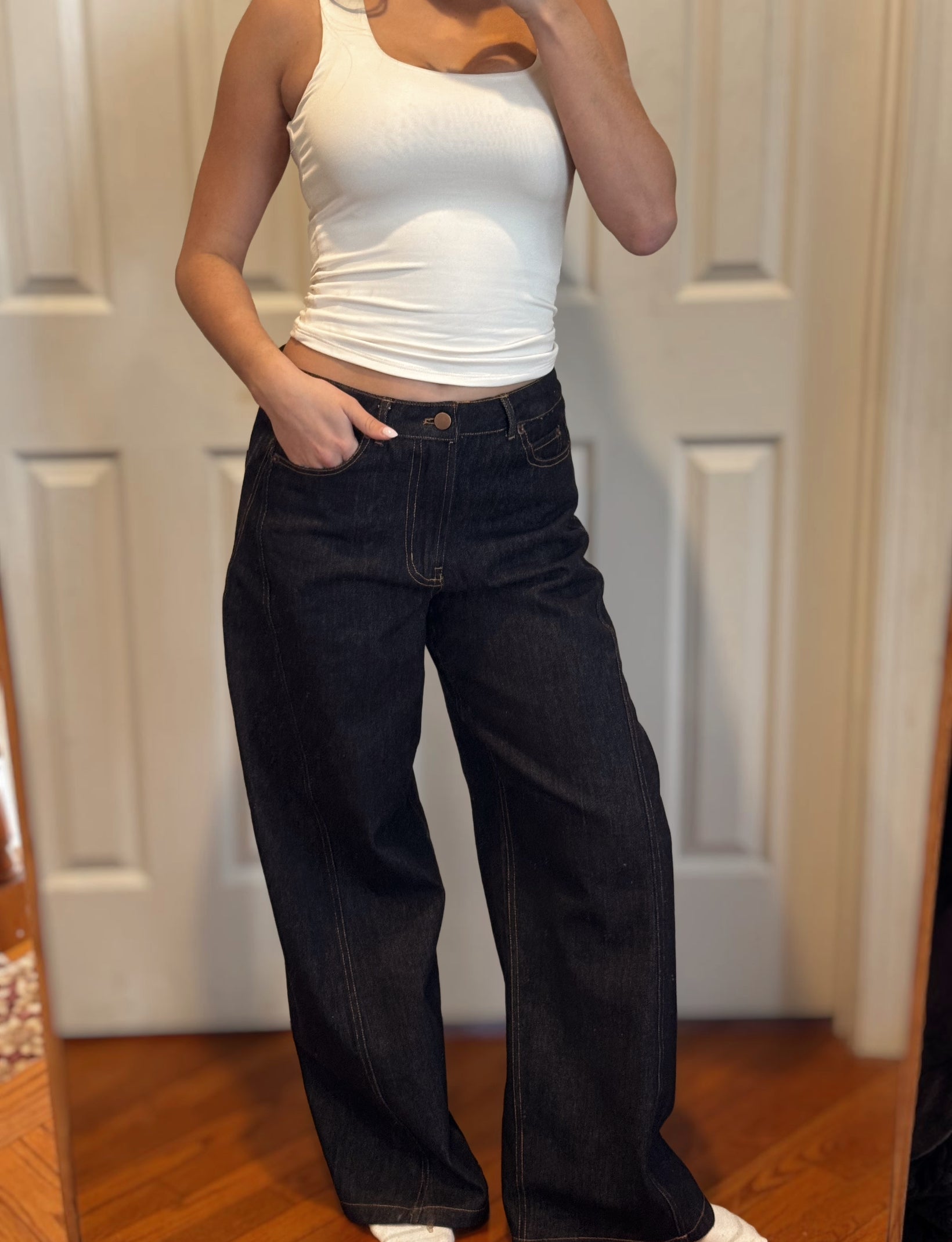 Dark Indigo Denim Jean