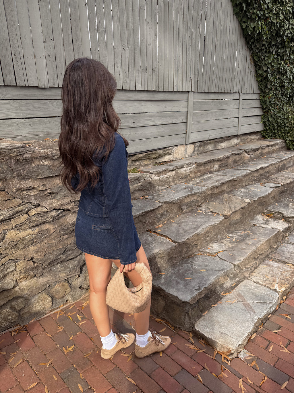 The Emery SetDenim Mirco Mini Skort